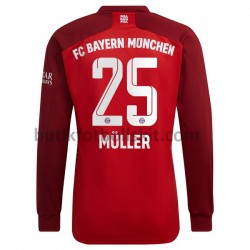 FC Bayern München Thomas Müller 25 Hemma Matchtröja 2021/22 Långärmad