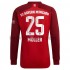 FC Bayern München Thomas Müller 25 Hemma Matchtröja 2021/22 Långärmad