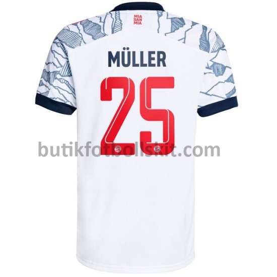 FC Bayern München Thomas Müller 25 Tredje Matchtröja 2021/22 Kortärmad