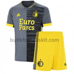 Feyenoord Rotterdam Barn Borta Matchtröja 2021/22 Kortärmad