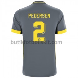 Feyenoord Rotterdam Marcus Pedersen 2 Borta Matchtröja 2021/22 Kortärmad