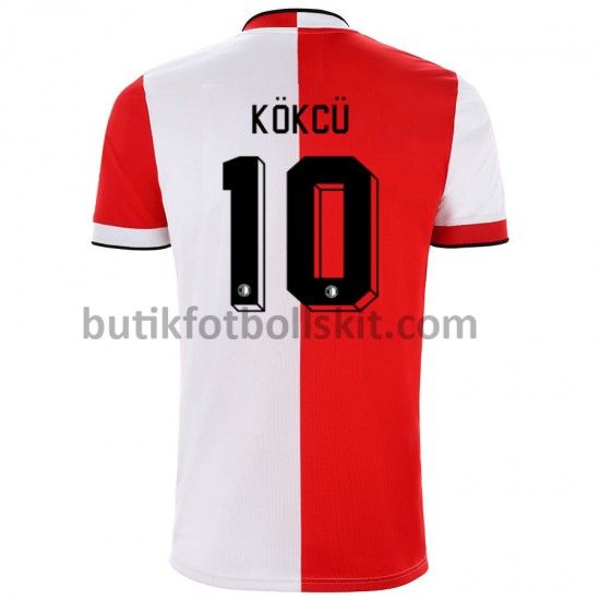 Feyenoord Rotterdam Orkun Kokcu 10 Hemma Matchtröja 2021/22 Kortärmad