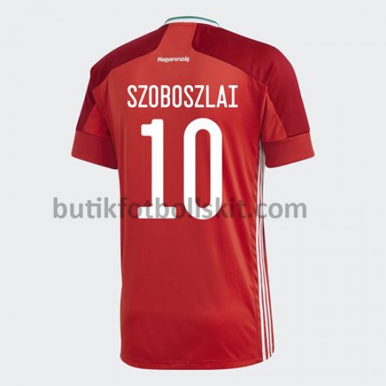 Ungern Dominik Szoboszlai 10 Hemma Matchtröja EM 2020 Kortärmad