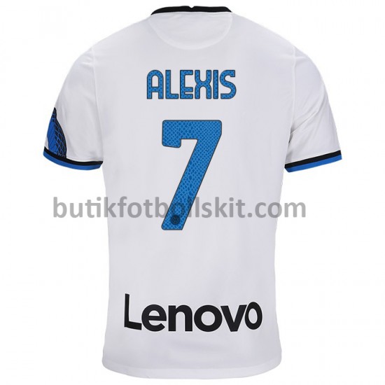 Inter Milan Alexis Sanchez 7 Borta Matchtröja 2021/22 Kortärmad