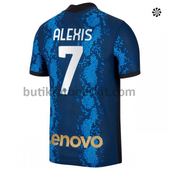 Inter Milan Alexis Sanchez 7 Hemma Matchtröja 2021/22 Kortärmad
