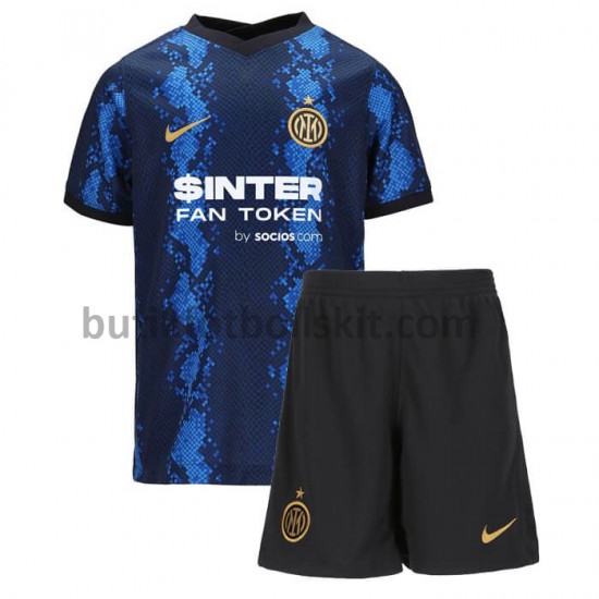 Inter Milan Barn Hemma Matchtröja 2021/22 Kortärmad