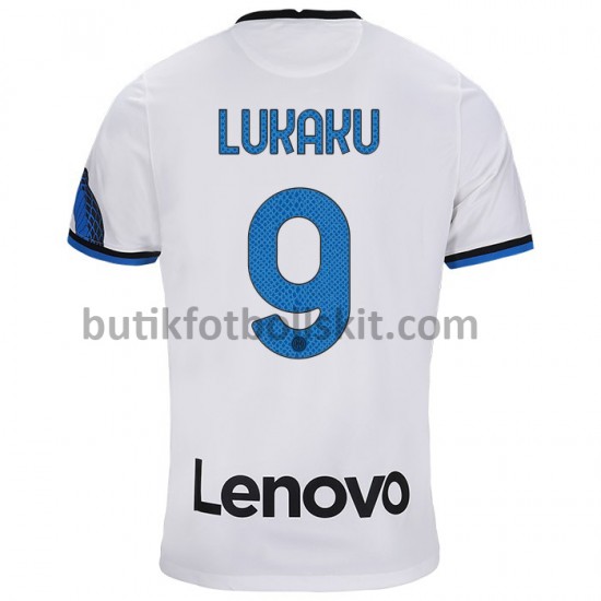 Inter Milan Romelu Lukaku 9 Borta Matchtröja 2021/22 Kortärmad