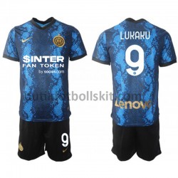 Inter Milan Romelu Lukaku 9 Barn Hemma Matchtröja 2021/22 Kortärmad