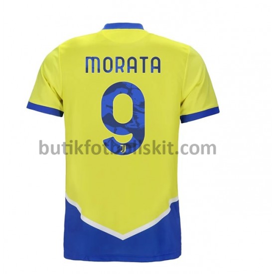 Juventus Alvaro Morata 9 Tredje Matchtröja 2021/22 Kortärmad