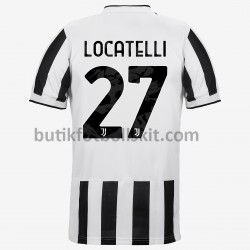 Juventus Manuel Locatelli 27 Hemma Matchtröja 2021/22 Kortärmad