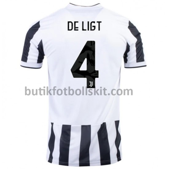 Juventus Matthijs de Ligt 4 Hemma Matchtröja 2021/22 Kortärmad