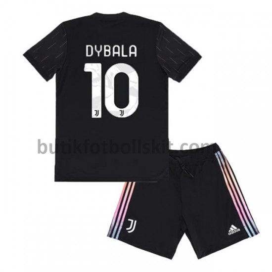 Juventus Paulo Dybala 10 Barn Borta Matchtröja 2021/22 Kortärmad