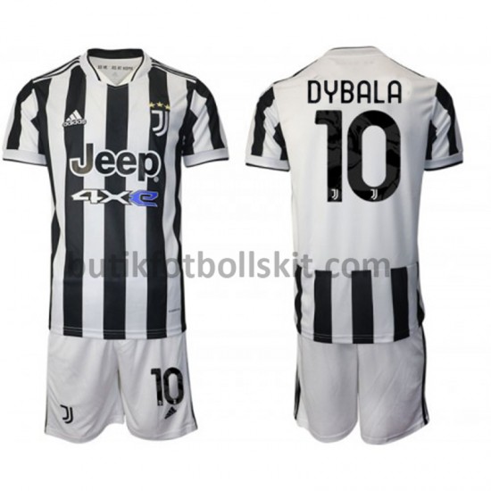 Juventus Paulo Dybala 10 Barn Hemma Matchtröja 2021/22 Kortärmad