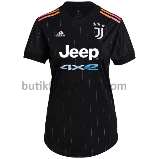 Juventus Dam Borta Matchtröja 2021/22 Kortärmad