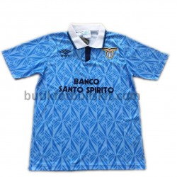 SS Lazio Retro Hemma Matchtröja 1991 Kortärmad