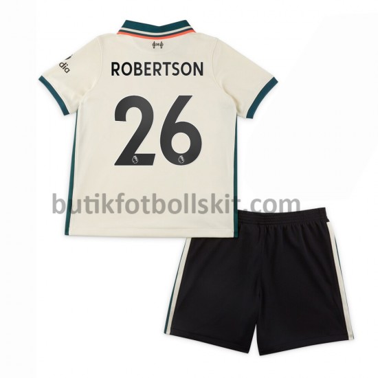 Liverpool Andrew Robertson 26 Barn Borta Matchtröja 2021/22 Kortärmad