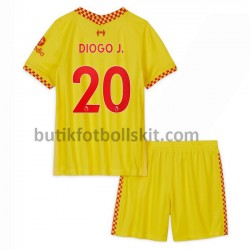 Liverpool Diogo Jota 20 Barn Tredje Matchtröja 2021/22 Kortärmad