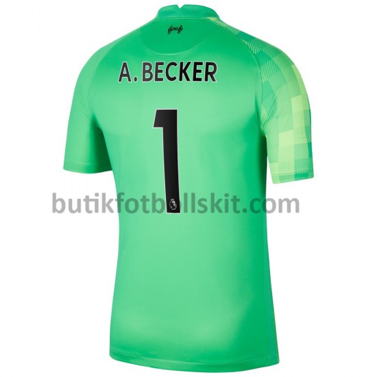 Liverpool Målvakt A.Becker 1 Hemma Matchtröja 2021/22 Kortärmad
