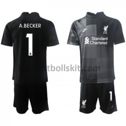 Liverpool Målvakt Alisson Becker 1 Barn Tredje Matchtröja 2021/22 Kortärmad