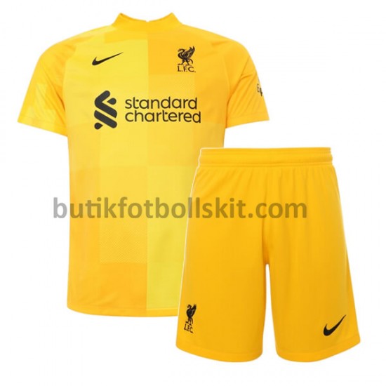 Liverpool Målvakt Barn Borta Matchtröja 2021/22 Kortärmad
