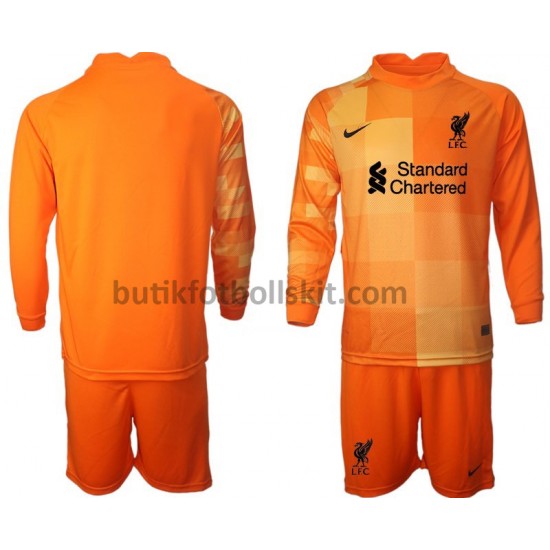 Liverpool Målvakt Barn Fjärde Matchtröja 2021/22 Långärmad