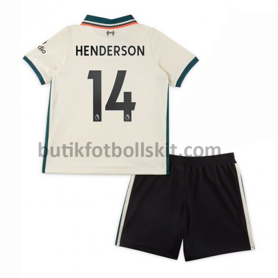 Liverpool Henderson 14 Barn Borta Matchtröja 2021/22 Kortärmad