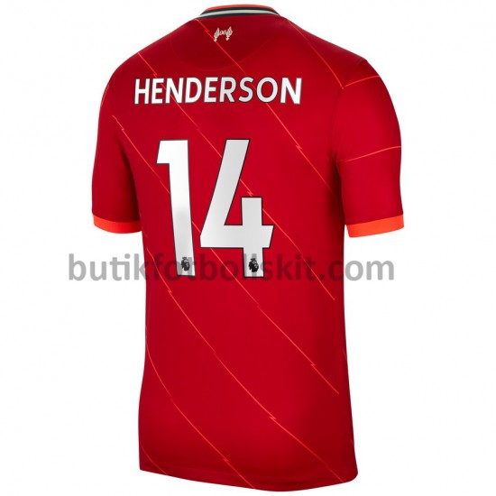 Liverpool Jordan Henderson 14 Hemma Matchtröja 2021/22 Kortärmad