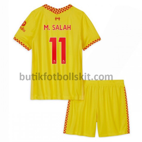 Liverpool M.Salah 11 Barn Tredje Matchtröja 2021/22 Kortärmad