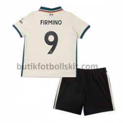 Liverpool Roberto Firmino 9 Barn Borta Matchtröja 2021/22 Kortärmad