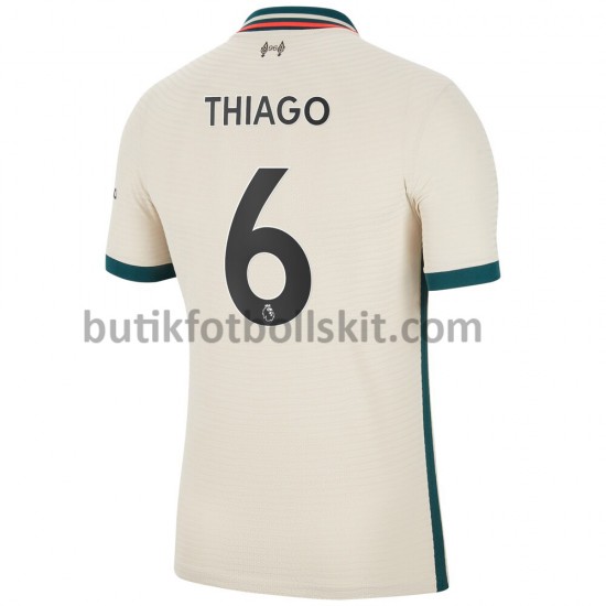 Liverpool Thiago Alcantara 6 Borta Matchtröja 2021/22 Kortärmad