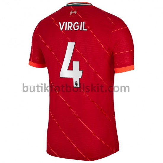 Liverpool Virgil Van Dijk 4 Hemma Matchtröja 2021/22 Kortärmad