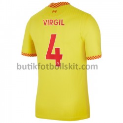 Liverpool Virgil van Dijk 4 Tredje Matchtröja 2021/22 Kortärmad