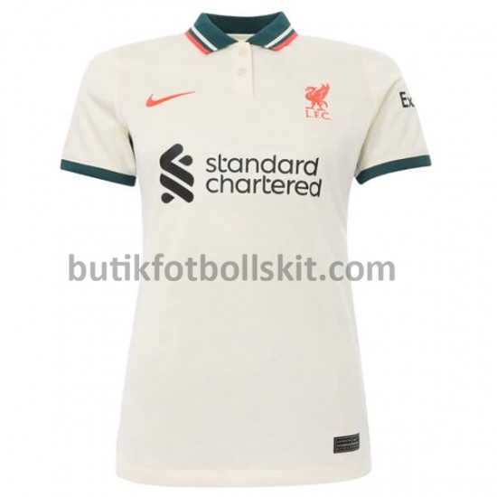 Liverpool Dam Borta Matchtröja 2021/22 Kortärmad