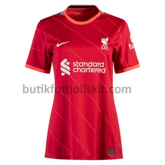 Liverpool Dam Hemma Matchtröja 2021/22 Kortärmad