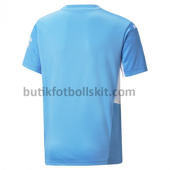 Manchester City Hemma Matchtröja 2021/22 Kortärmad