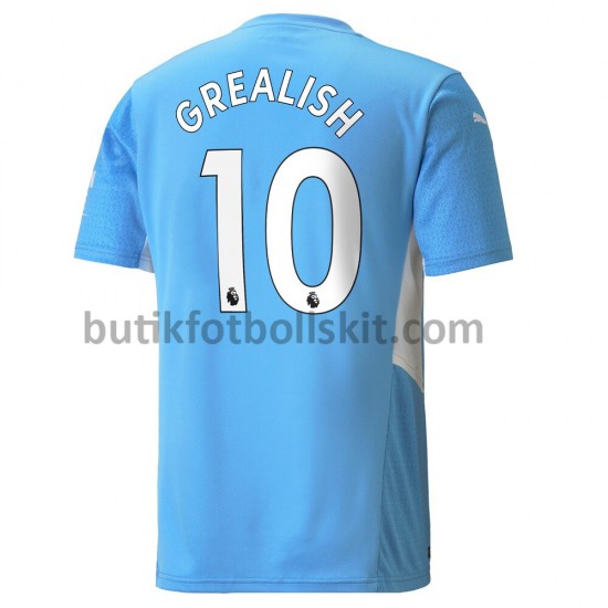 Manchester City Jack Grealish 10 Hemma Matchtröja 2021/22 Kortärmad
