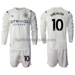 Manchester City Jack Grealish 10 Barn Borta Matchtröja 2021/22 Långärmad