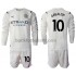 Manchester City Jack Grealish 10 Barn Borta Matchtröja 2021/22 Långärmad