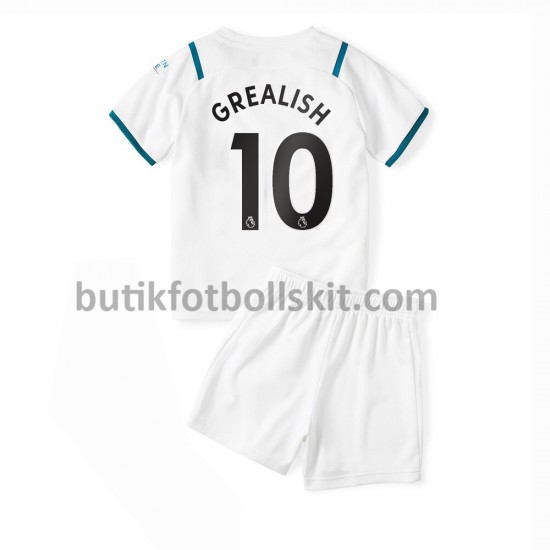 Manchester City Jack Grealish 10 Barn Borta Matchtröja 2021/22 Kortärmad