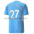 Manchester City Joao Cancelo 27 Hemma Matchtröja 2021/22 Kortärmad