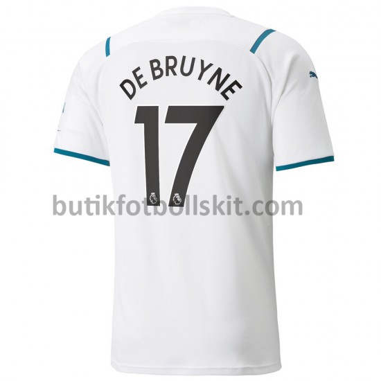 Manchester City Kevin De Bruyne 17 Borta Matchtröja 2021/22 Kortärmad