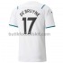 Manchester City Kevin De Bruyne 17 Borta Matchtröja 2021/22 Kortärmad