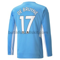 Manchester City Kevin De Bruyne 17 Hemma Matchtröja 2021/22 Långärmad