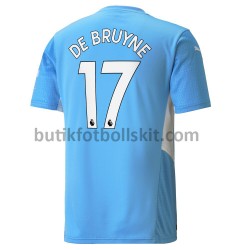Manchester City Kevin De Bruyne 17 Hemma Matchtröja 2021/22 Kortärmad