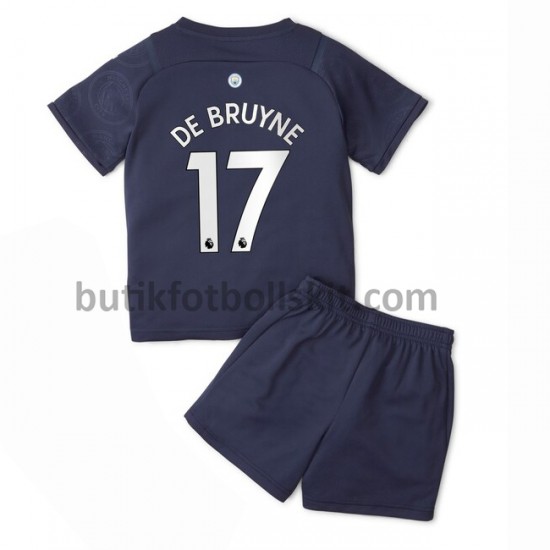 Manchester City Kevin De Bruyne 17 Barn Tredje Matchtröja 2021/22 Kortärmad