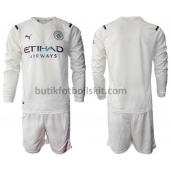 Manchester City Barn Borta Matchtröja 2021/22 Långärmad