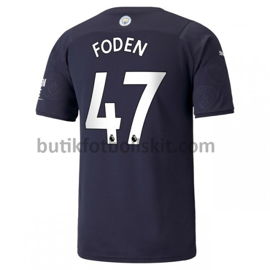 Manchester City Phil Foden 47 Fjärde Matchtröja 2021/22 Kortärmad