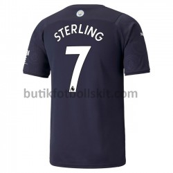Manchester City Raheem Sterling 7 Fjärde Matchtröja 2021/22 Kortärmad