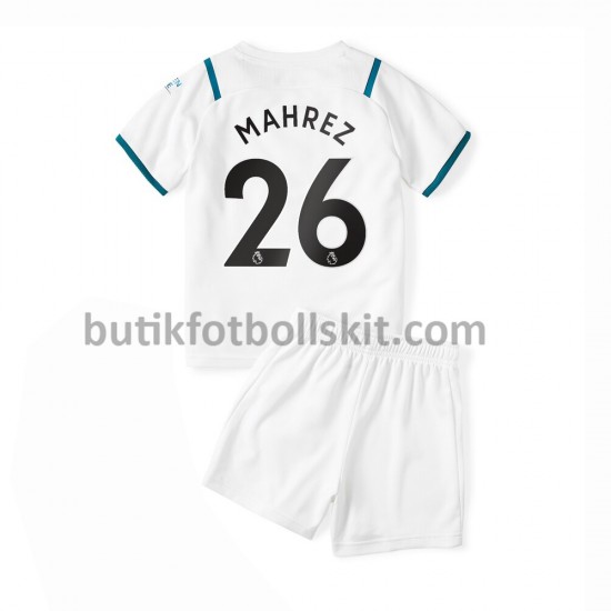 Manchester City Riyad Mahrez 26 Barn Borta Matchtröja 2021/22 Kortärmad