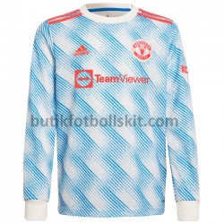 Manchester United Borta Matchtröja 2021/22 Långärmad